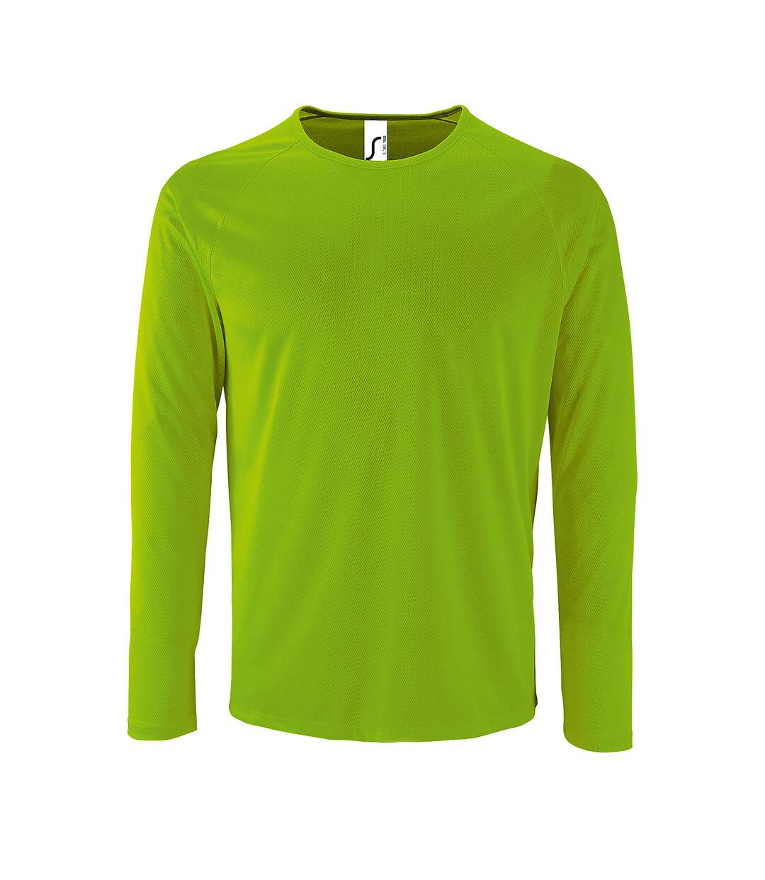 T-shirt à manches longues performance homme vert néon SOLS