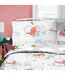 Clouds Reversible Duvet Set White Orange Blue Winnie The Pooh-3