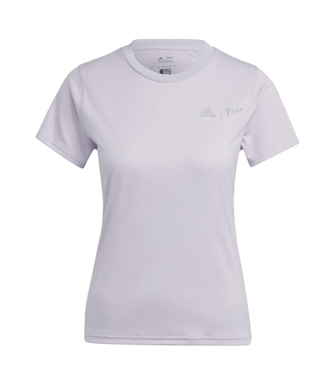 T-shirt parley femme lilas Adidas-1