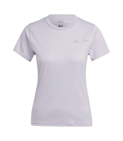T-shirt parley femme lilas Adidas