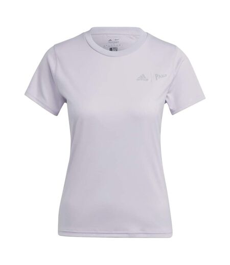T-shirt parley femme lilas Adidas