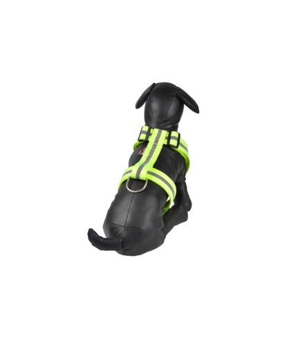 Harnais pour Chien Réfléchissant 90cm Jaune