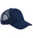 Casquette trucker adulte bleu marine Beechfield