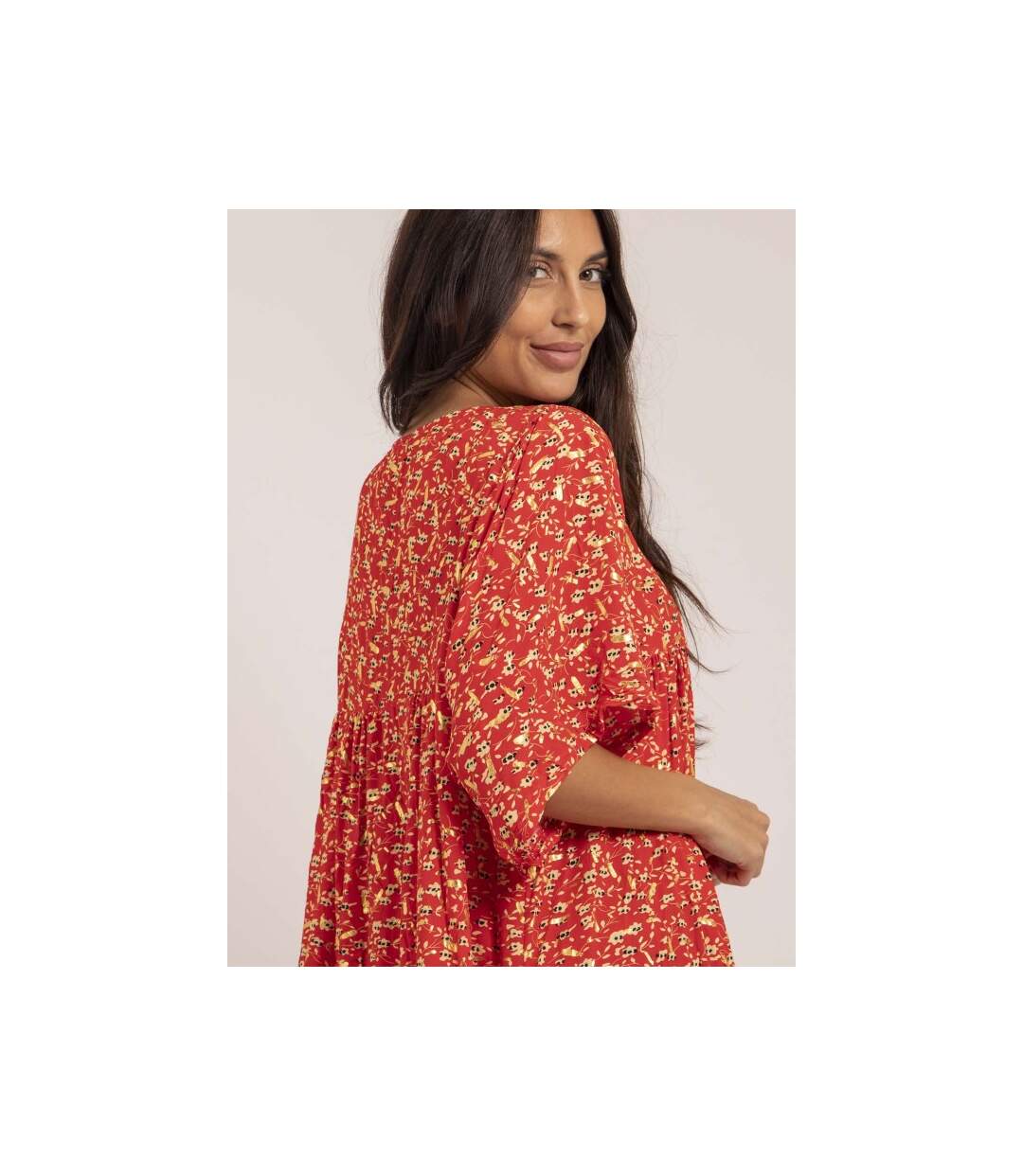 Robe longue motifs IVRY - Dona X Lisa-3