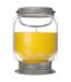 Bougie Lanterne Citronnelle 20cm Argent-2