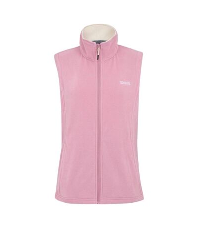 Veste polaire sans manches sweetness femme lilas / vanille clair Regatta