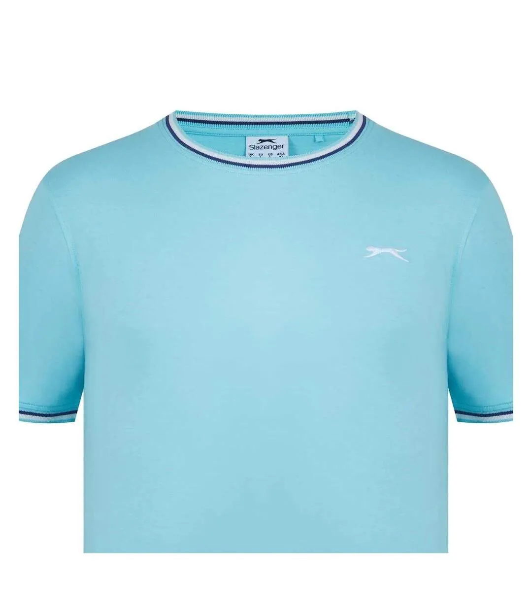 Mens Cotton T-shirt Grey Marl Slazenger-3