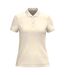 Womens/ladies Pique Polo Shirt Raw Natural Native Spirit-1