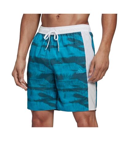 Short de bain Bleu Homme Adidas 3S GR CLX - 36