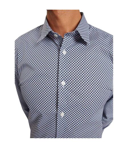 Chemise Motif/style Géométrique Homme Bleu Marine Ted Baker