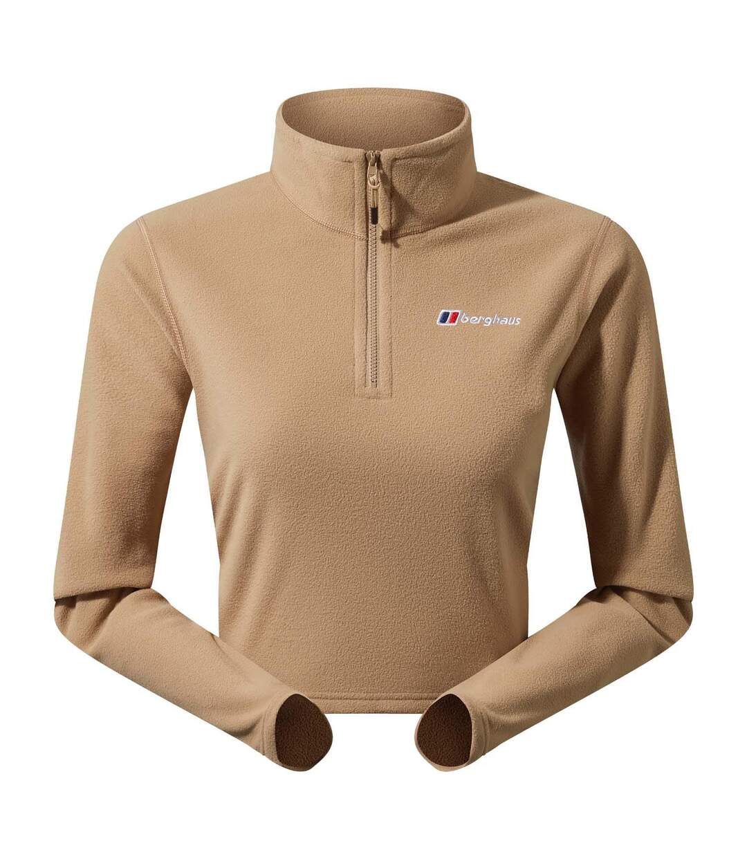 Haut court urban prism femme beige Berghaus-1