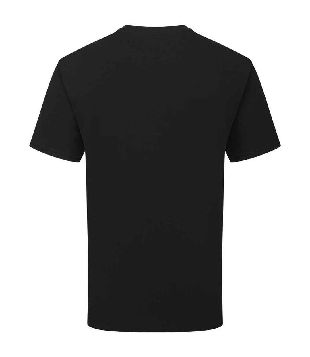 T-shirt unisexe en coton pour adultes noir Fruit of the Loom-2