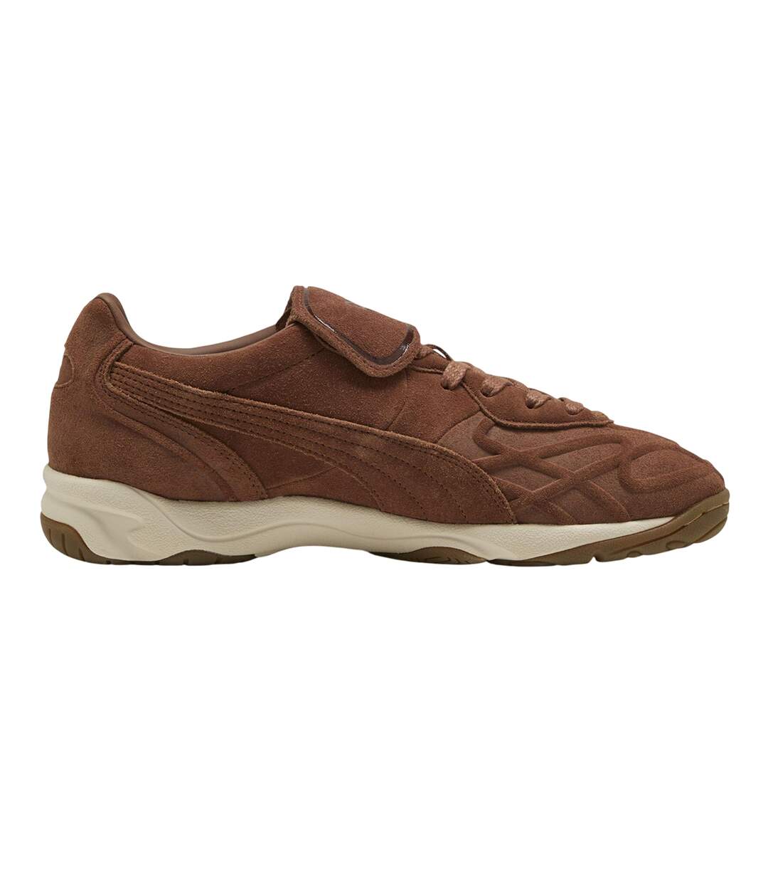 Mens King Suede Round Toe Shoes Mushroom Puma-1