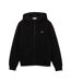 Veste À Capuche Motif/style Logo Brodé Homme Noir Lacoste-2