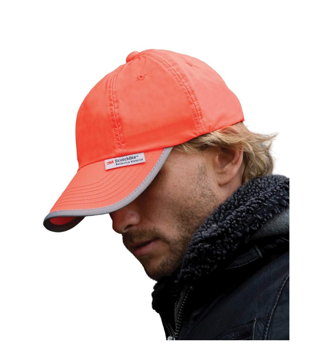 Casquette orange fluo Result Headwear-2