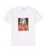 Womens/ladies Printed Pique T-shirt White Lacoste-1
