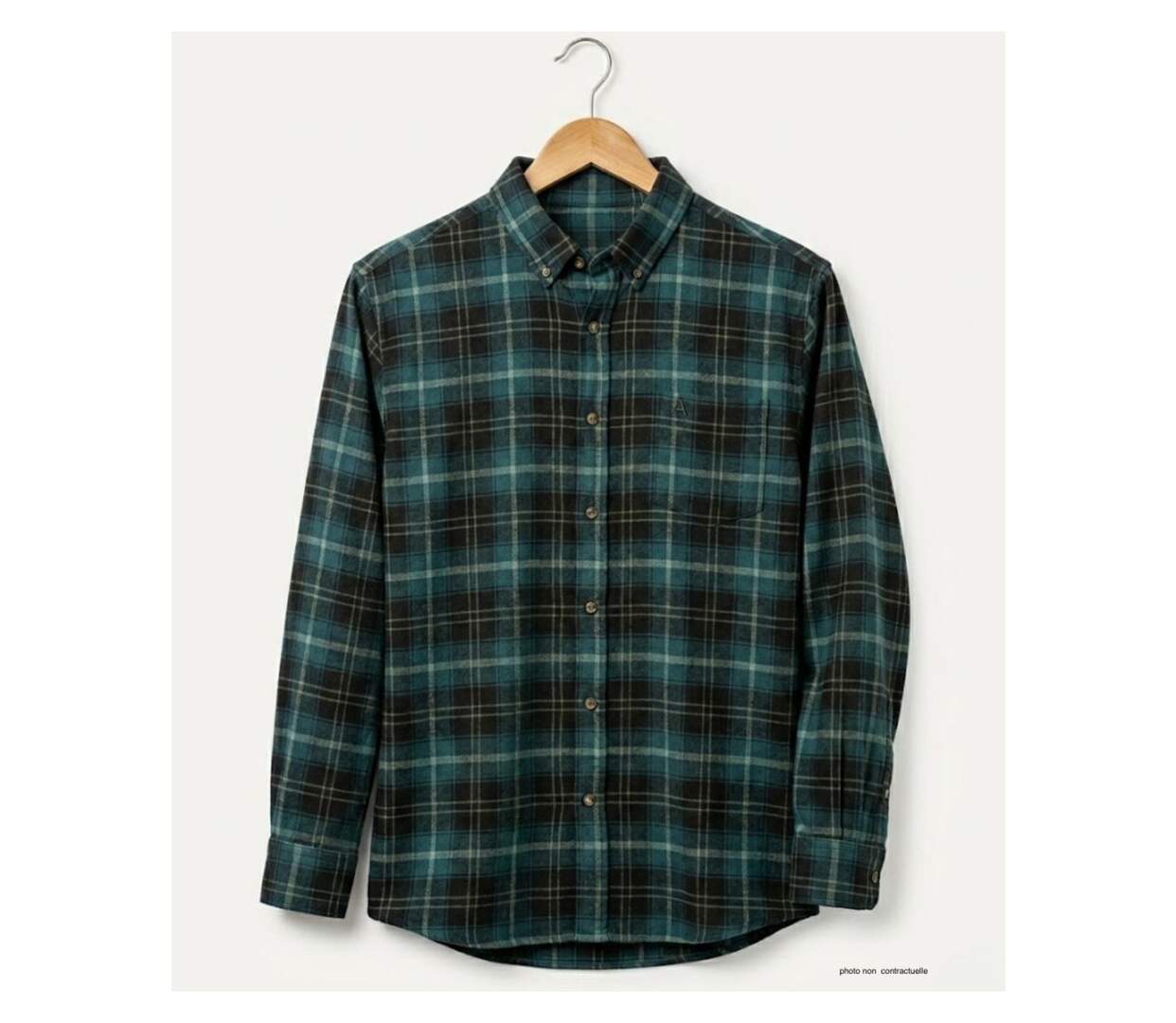 CHALLENGER TRIVIO1 - Chemise à carreaux en Coton gratté à carreaux pour un confort thermique optimal-2
