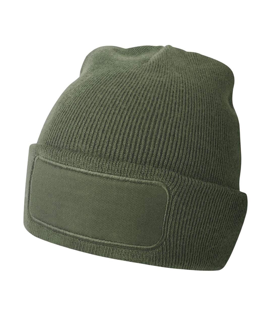 Bonnet Motif/style Uni Printers Vert Olive Beechfield-2