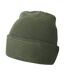 Bonnet Motif/style Uni Printers Vert Olive Beechfield-2