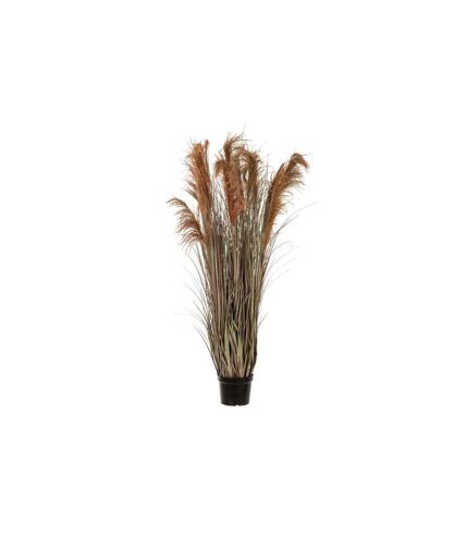 Herbe de Pampas Artificielle en Pot 13 Têtes 180cm Vert & Orange