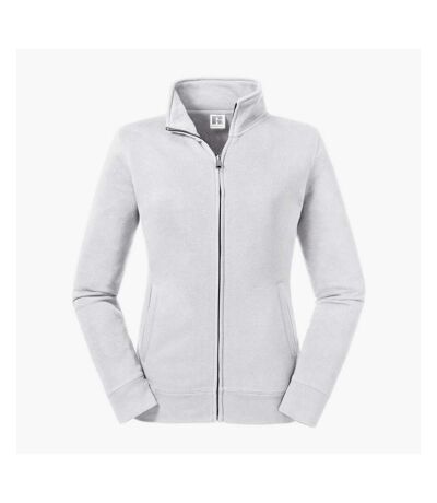 Russell Womens/Ladies Authentic Sweat Jacket (White)