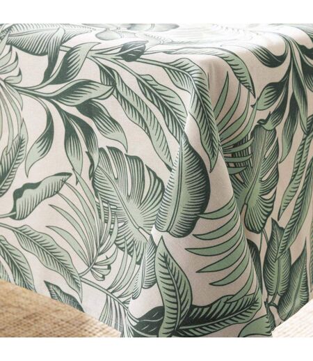 Nappe Antitache Imprimé Stylis 140x240cm Vert Sauge