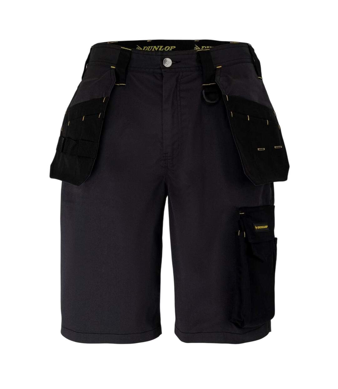 Short De Travail On Site Homme Anthracite Noir Dunlop-1