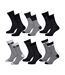 Chaussettes homme AZZARO Confort et qualité -Assortiment modèles photos selon arrivages- - Pack de 6-1