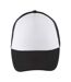 Casquette de baseball bubble enfant blanc / noir SOLS-1