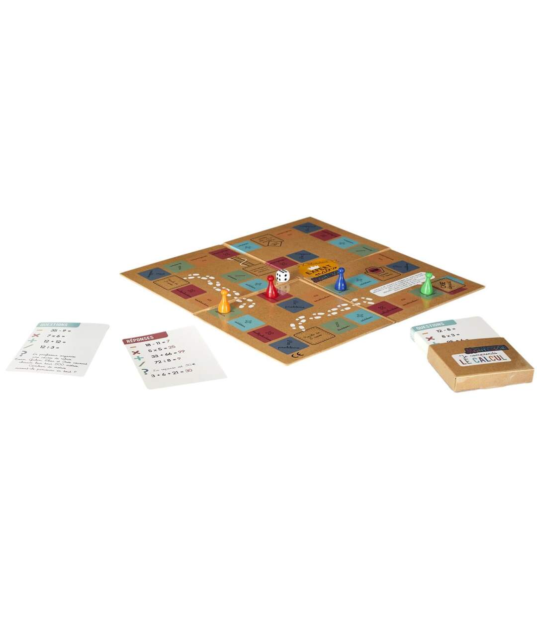 Jeu de l'Oie Je Comprends les Maths 30cm Multicolore-2