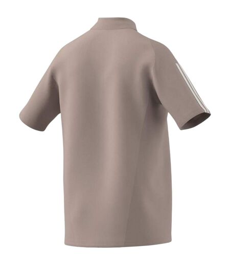 Polo Motif/style 3 Rayures Homme Marron Adidas
