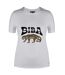 T-shirt Motif/style Léopard Femme Gris Biba-1