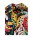 Mens Toucan Viscose All-over Print Resort Shirt Black Multicoloured Urban Classics-3