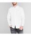 Chemise À Boutons Manches Longues Motif/style Rétro Homme Blanc Farah-3