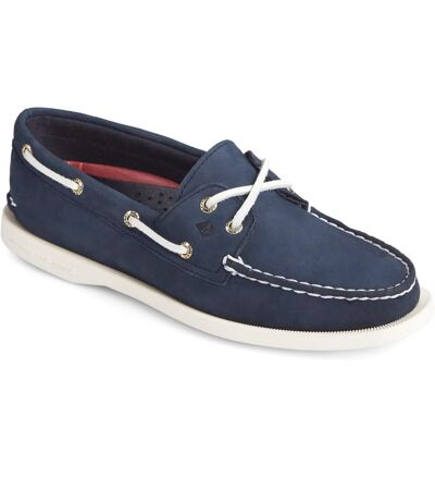 Sperry Womens/Ladies Authentic Original Leather Boat Shoes (Navy) - UTFS7905