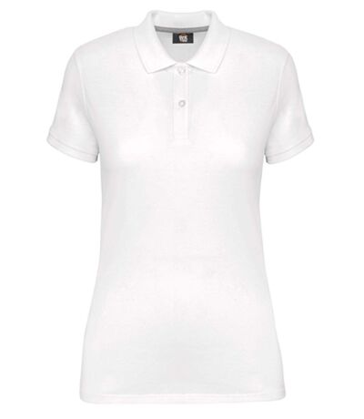 Polo manches courtes - Femme - WK275 - blanc