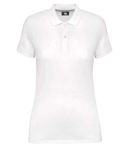 Polo manches courtes - Femme - WK275 - blanc