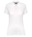 Polo manches courtes - Femme - WK275 - blanc