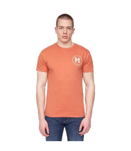 T-shirt metafone homme rouge orangé Henleys