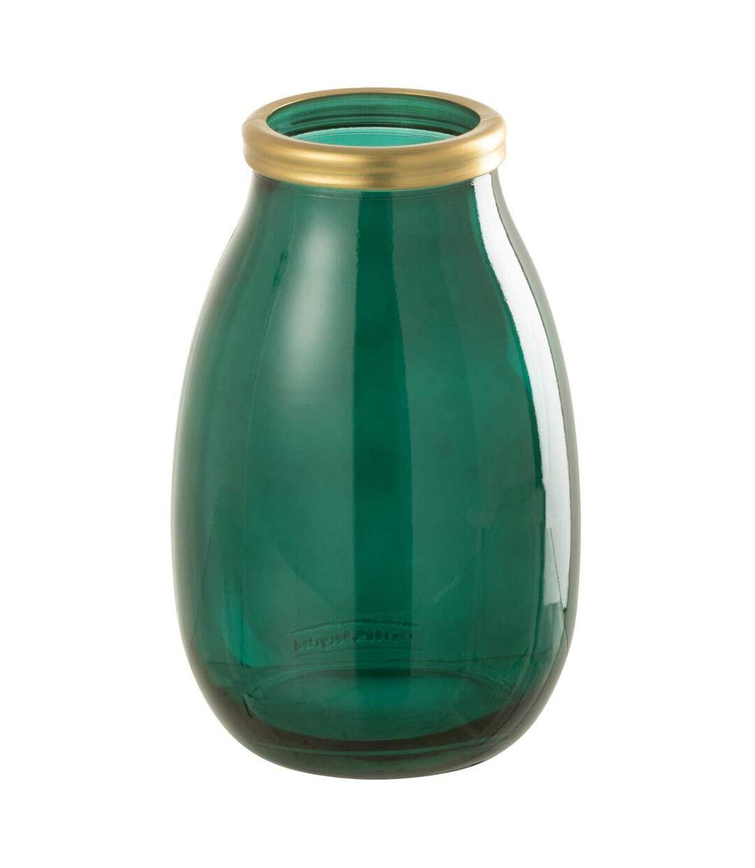 Vase Déco en Verre Mandie 28cm Vert-1