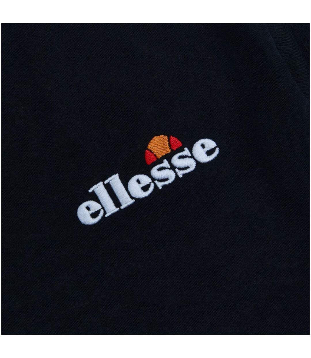 Mens Squalius Logo T-shirt Black Ellesse-4