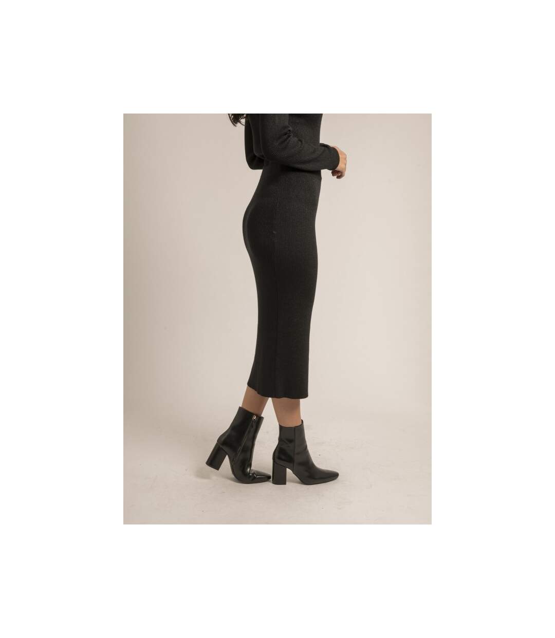 Jupe longue en maille XOTELLE - Dona X Lisa-3