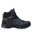 Chaussures De Marche Regen Homme Gris Foncé Rouge Regatta-4
