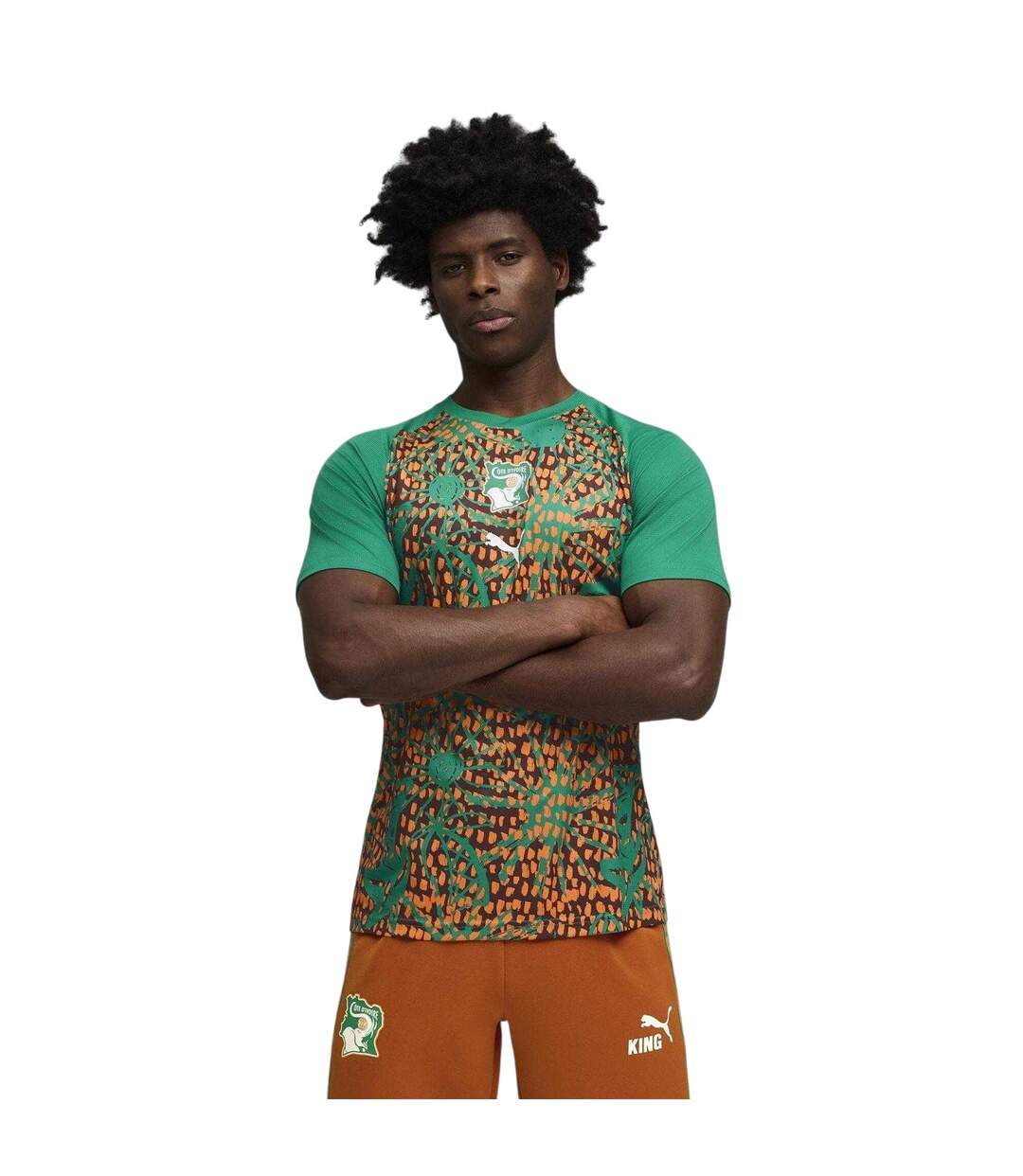 Mens World Cup 2026 Ivory Coast Fc Football Shirt Green Puma-4