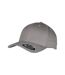 Flexfit Unisex Adult Woolly Combed Adjustable Cap (Gray)