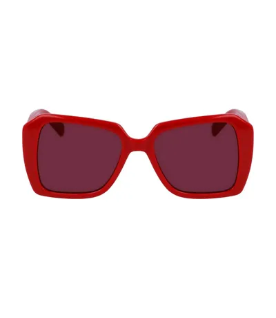 Unisex Adult Logo Sunglasses One Size Red Karl Lagerfeld