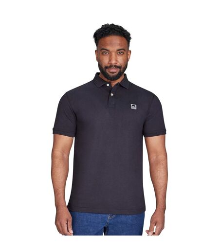 Polo homme noir Raging Bull