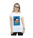 Disney T-shirt en coton Mickey Mouse 90s Flash - Femmes/Dames (Blanc) - UTBI32079-2