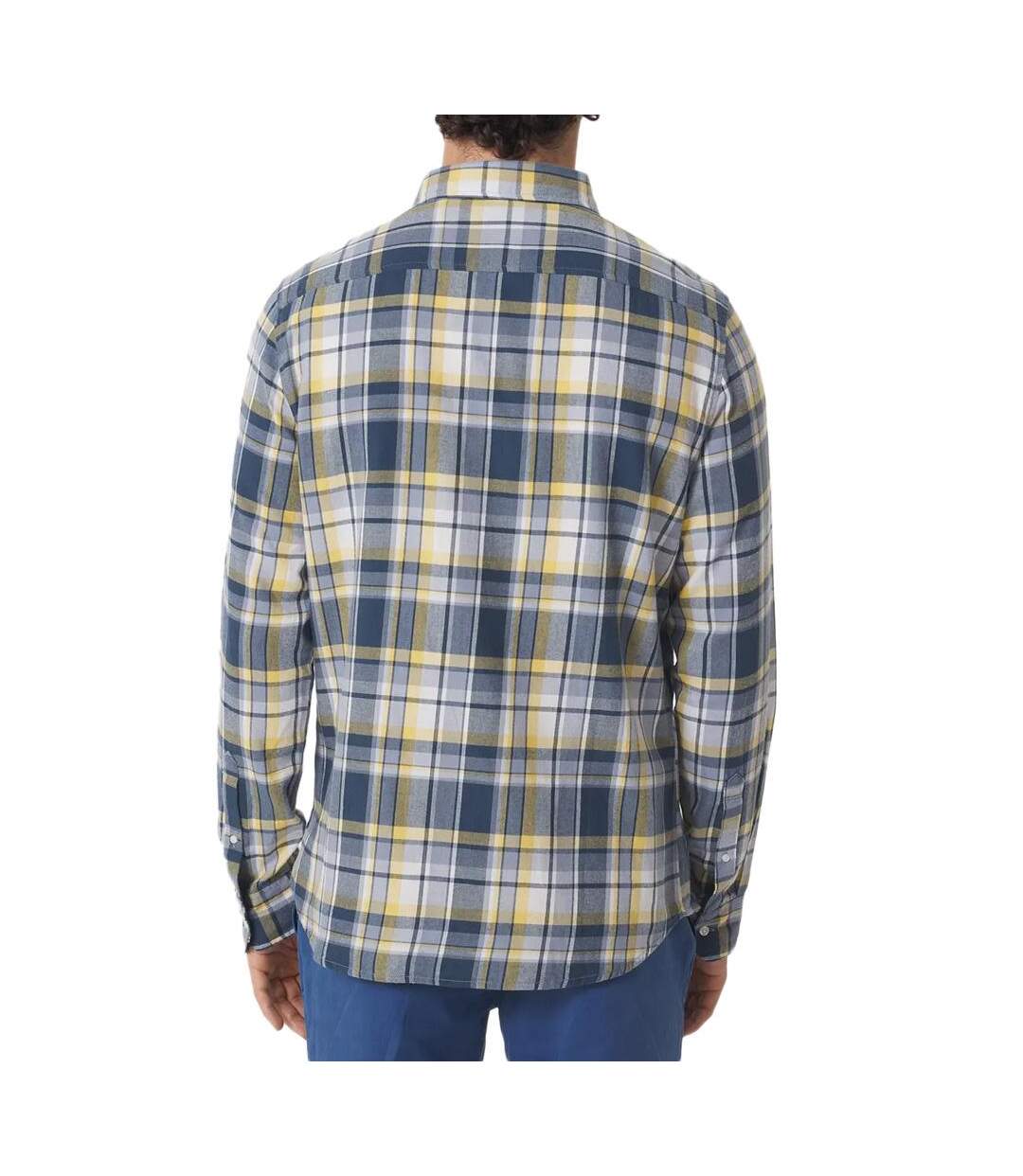 Chemise à carreaux bleu/jaune homme tbs sulkyche - 3xl-2