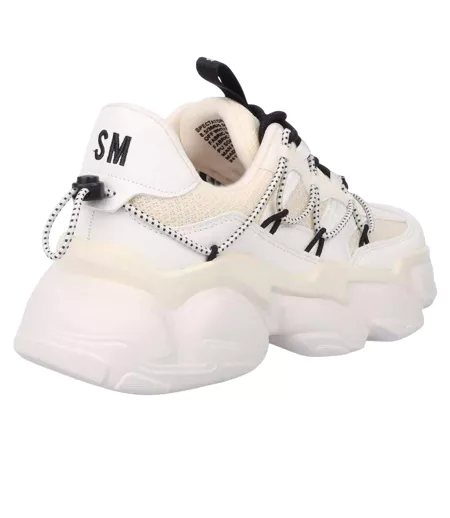 Baskets Spectator-r Adulte Blanc Cassé Steve Madden